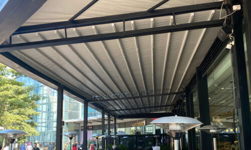 RETRACTABLE FABRIC ROOF