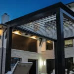 louvered pergola roof